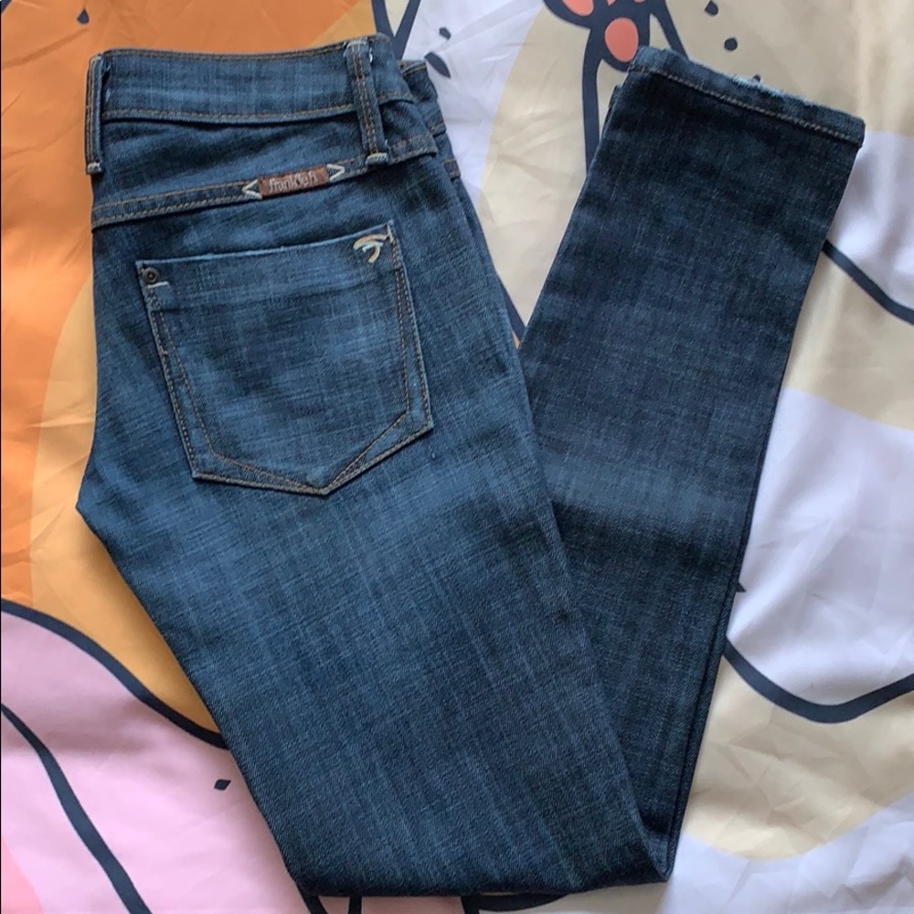 Frankie B distressed skinny jeans